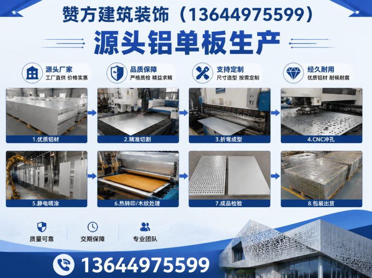 法库县源头铝单板生产展示图